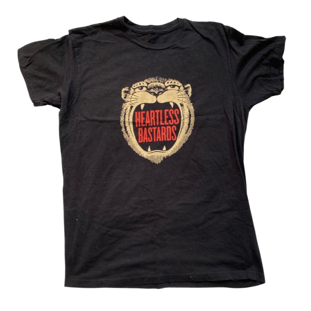Heartless Bastards Black Band  ShoerTee Large